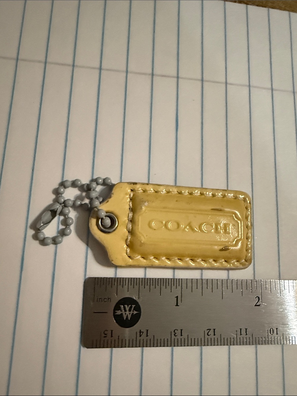 Coach replacement hangtag preloved